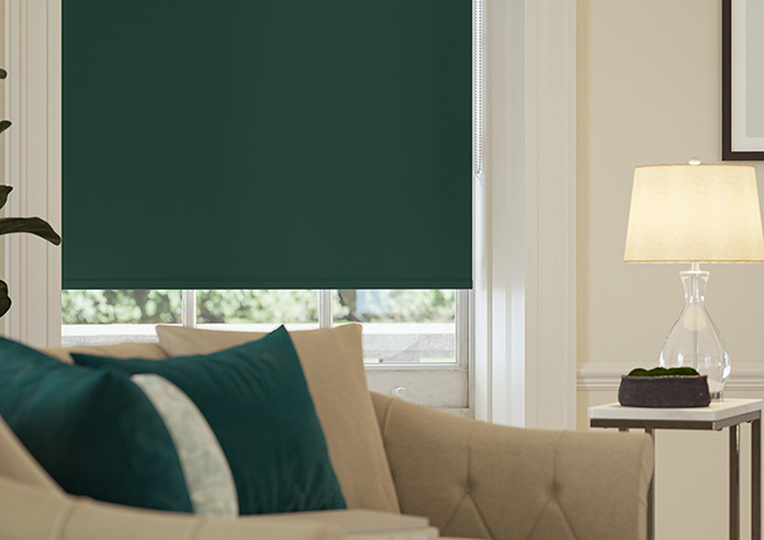 Rimini (Blackout), Evergreen - Roller Blind - Image 5